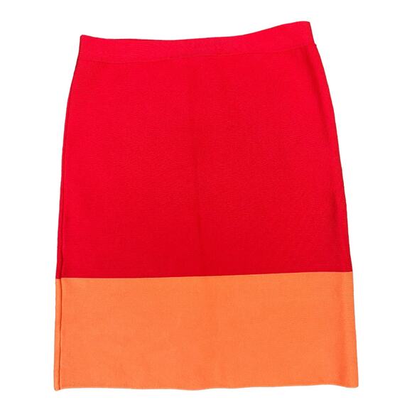 BCBG MaxAzria sz Small Color Block Stretch Knit Mini Skirt Womens - Picture 5 of 5